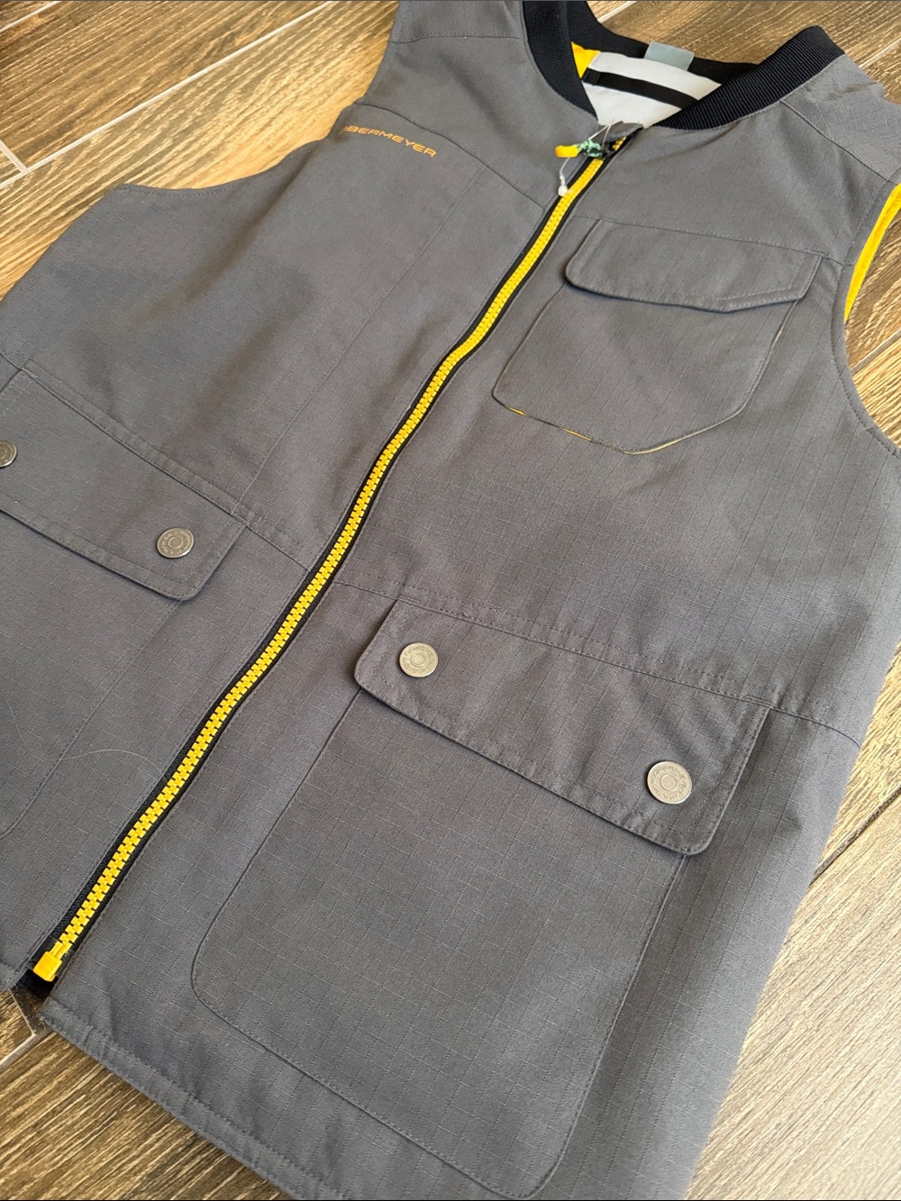 Obermeyer Boys’ Ronan Yellow 3-in-1 Component Shell Jacket with Insulated Vest-M - Picture 10 of 13